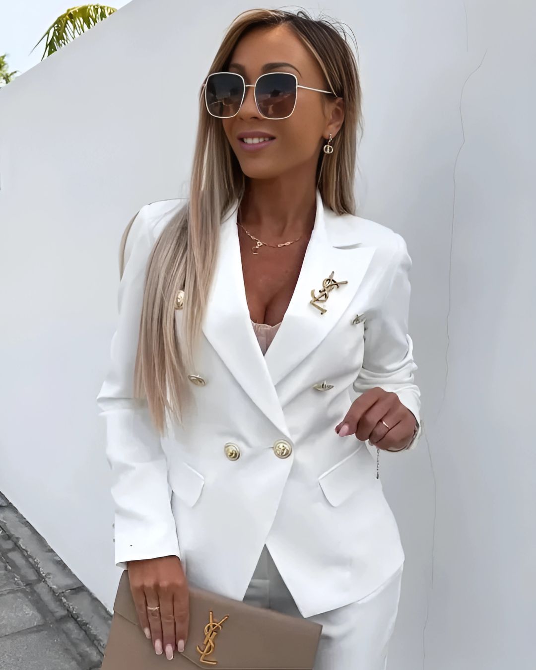 Chique Elegante 2 Delige Blazer Vrouwen Set