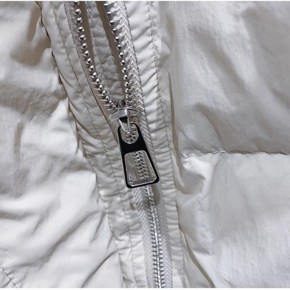 Trendy Warm Women's Puffer Jacket with Hood