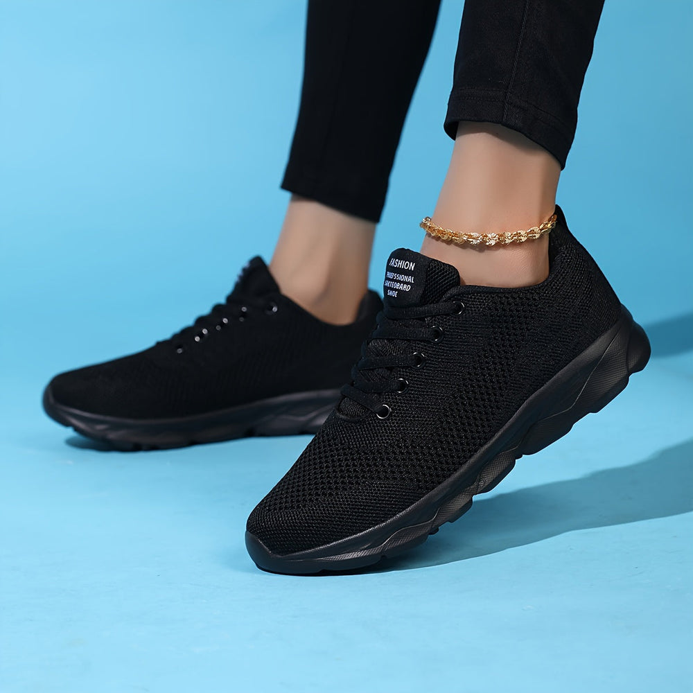 Baskets légères en mesh avec lacets pour femmes