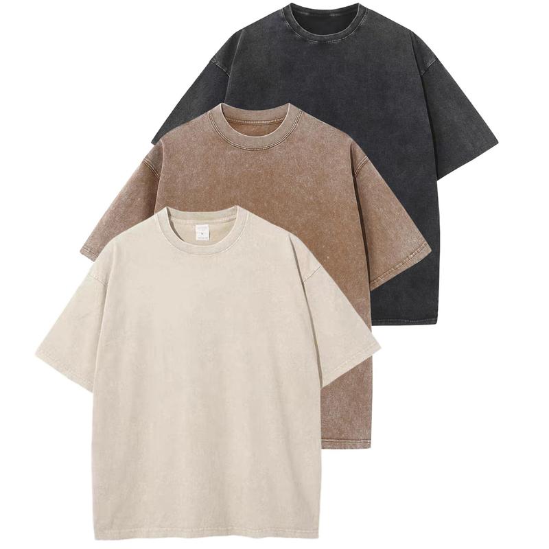Trendy Women's 3-Pack Oversized T-Shirt Set with Loose Fit