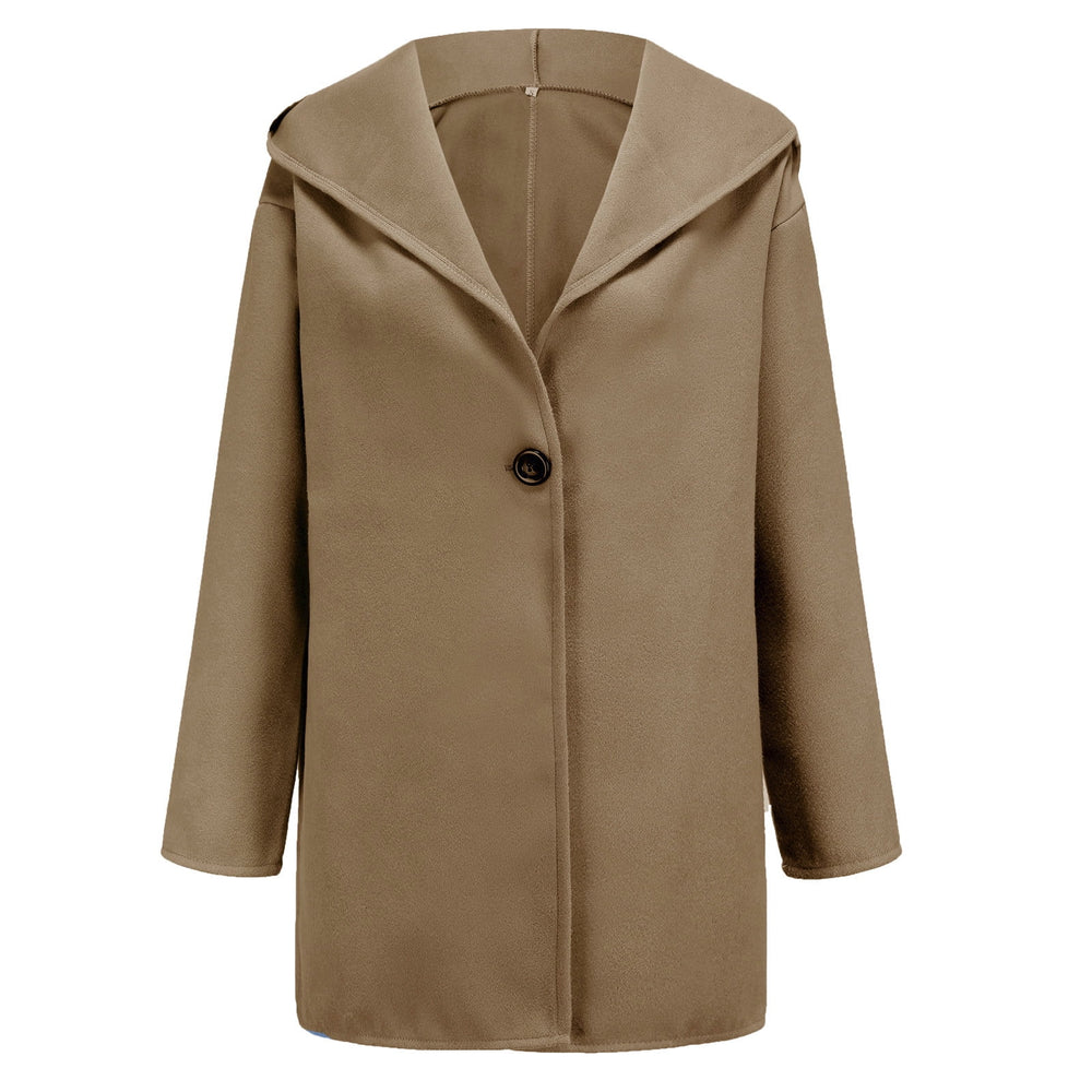 Elegant Warm Women's Coat With Hood