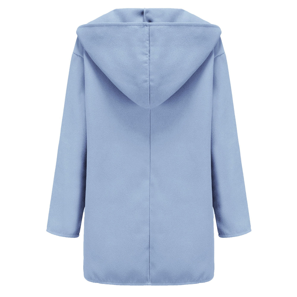 Elegant Warm Women's Coat With Hood