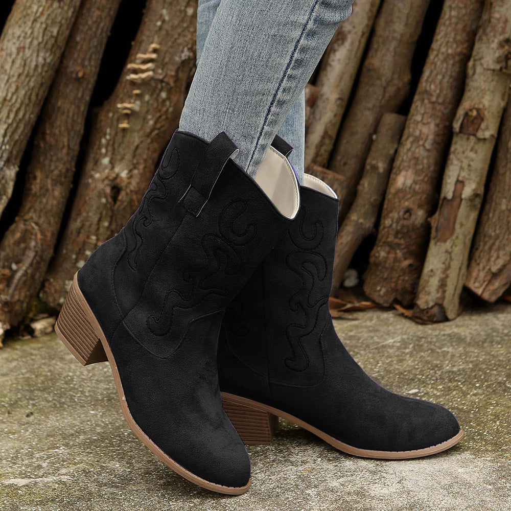 Bottes cowboy femme tendance avec talon