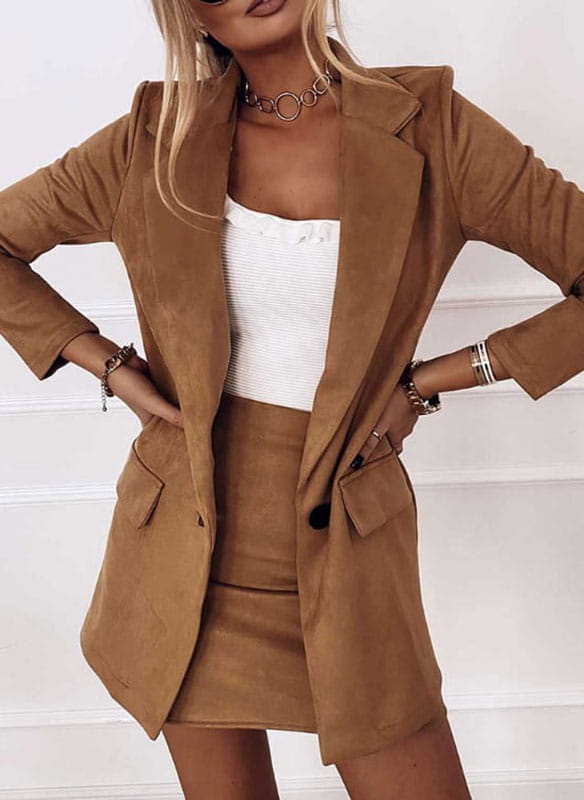 Trendy Chique Dames Mini Rok met Hoge Taille