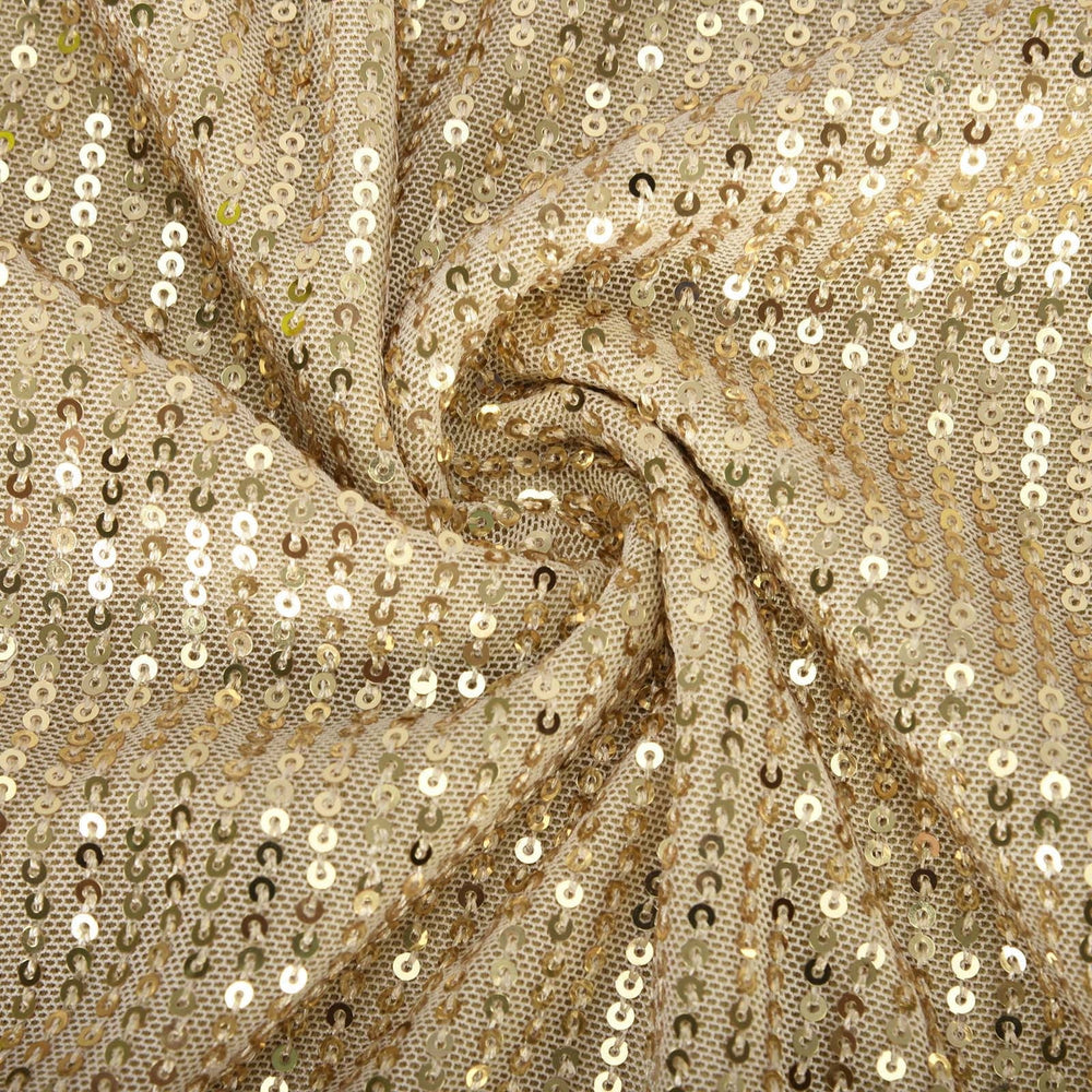 Annie | Robe scintillante à paillettes avec look épaules dénudées