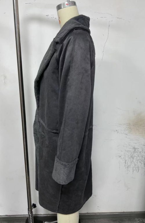 Oversized Warme Dames Fleece Jas met Zachte Voering