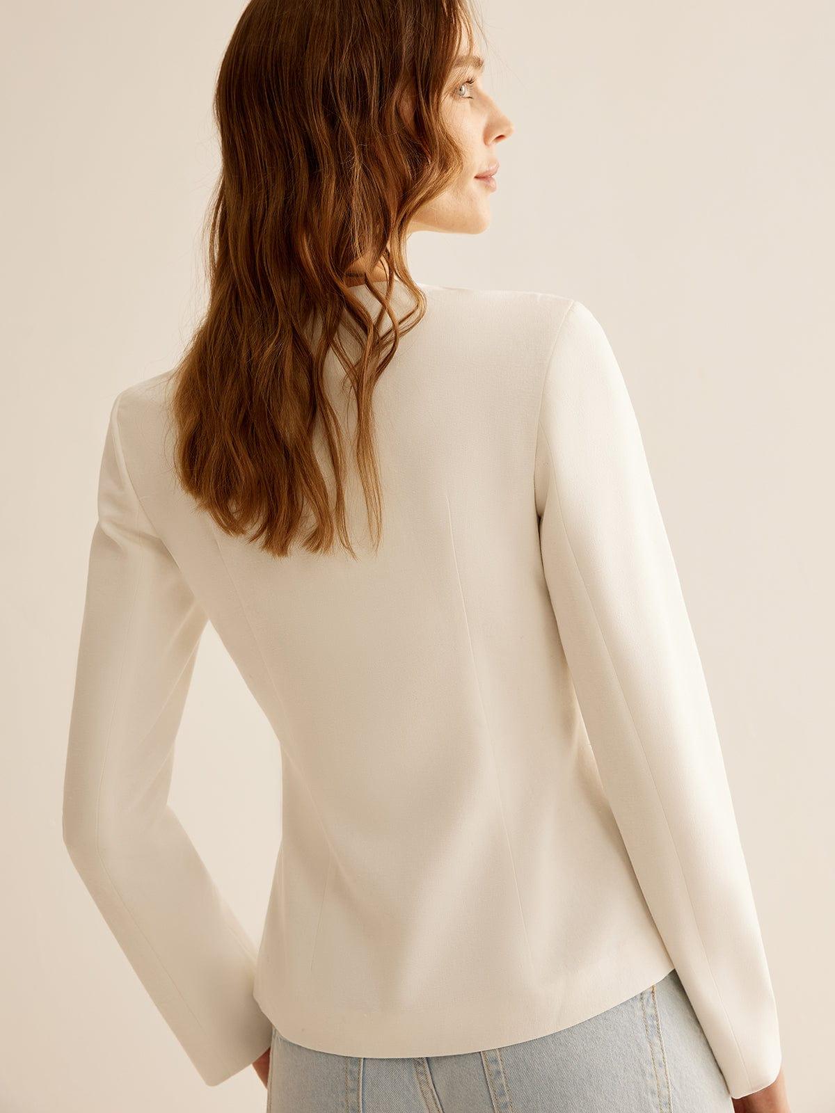 Jansje | Elegante Blazer met Gouden Knopen