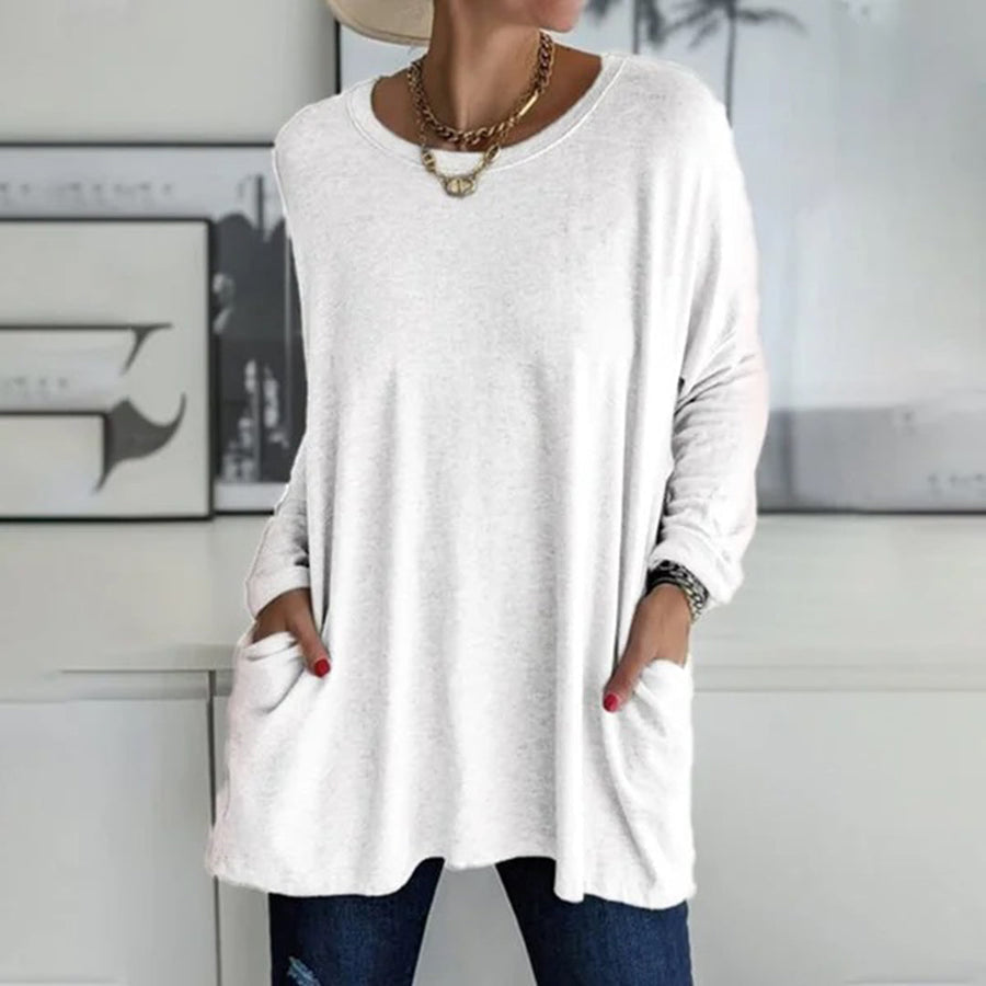 Rianne | Casual Oversized Top met Zakken