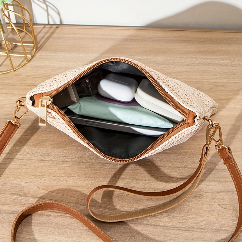 Rain | Kleine Gevlochten Crossbody Tas