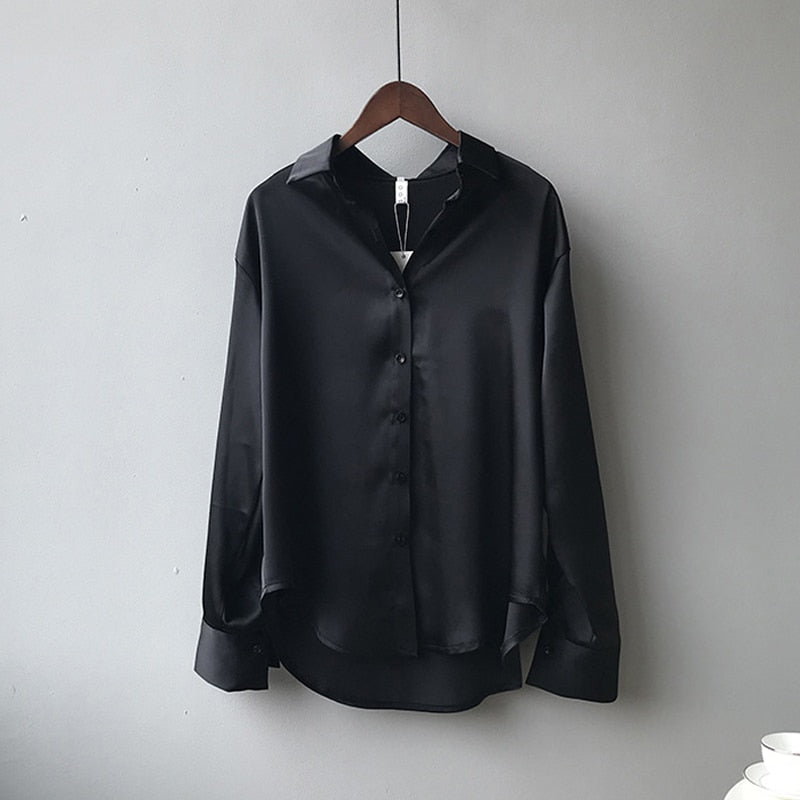 Blouse Luxe Femme avec Manches Longues