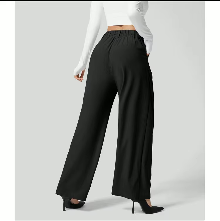 Noelle | Pantalon large plissé élégant pour femme