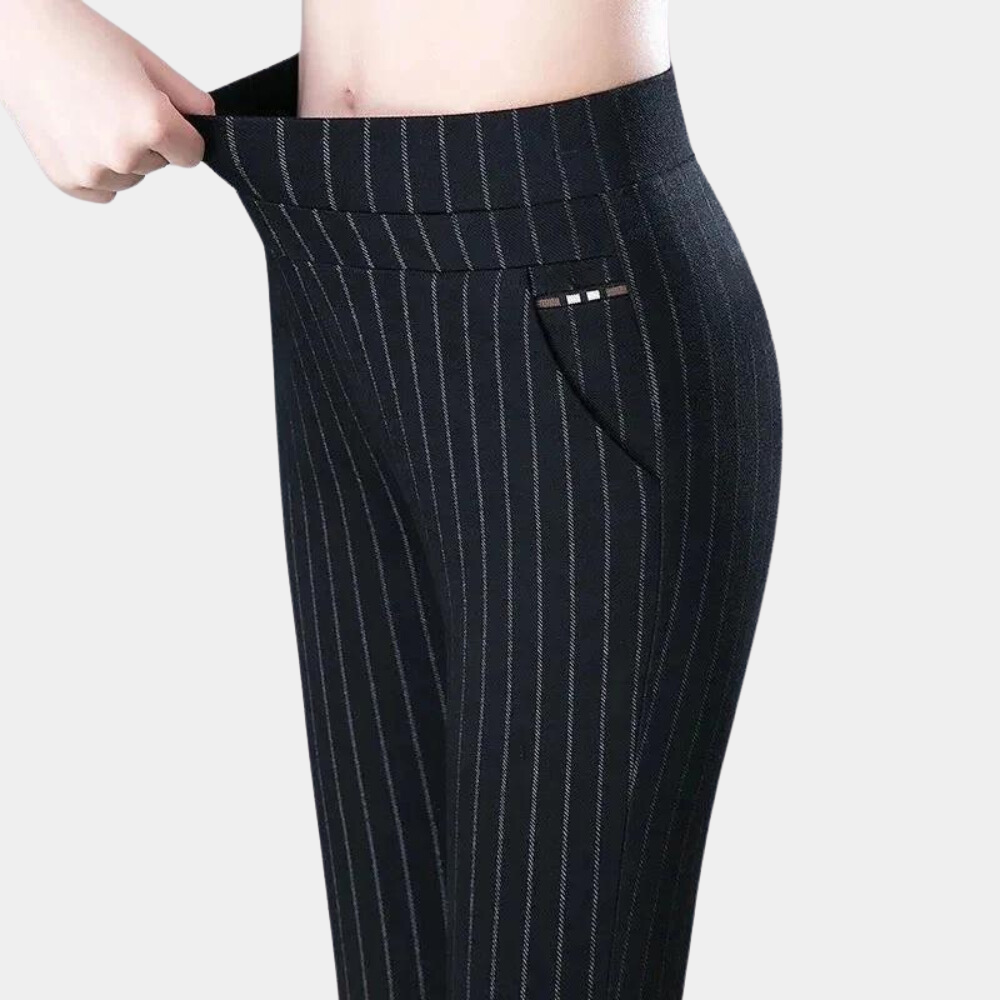 Legging stretch noir confortable femme à taille haute