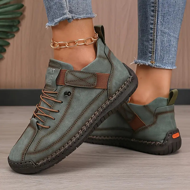 Ergonomische Dames Sneaker met Ademend Design en Comfortzool