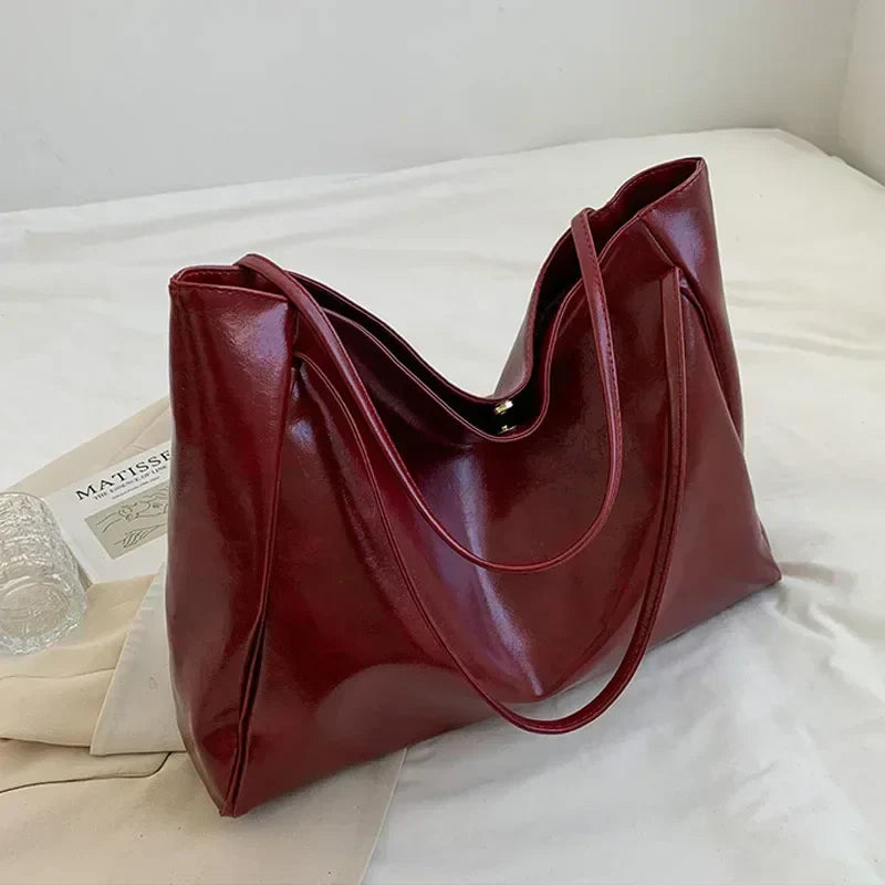 Leora | Sac shopper spacieux de luxe à bandoulière