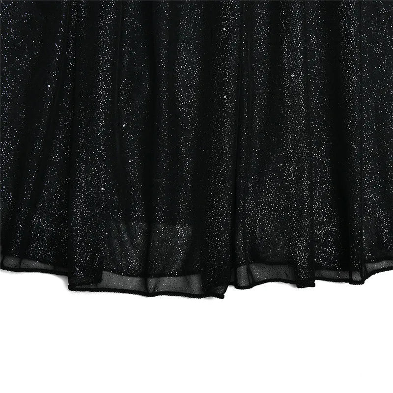 Lien | Strapless Glitter Jurk