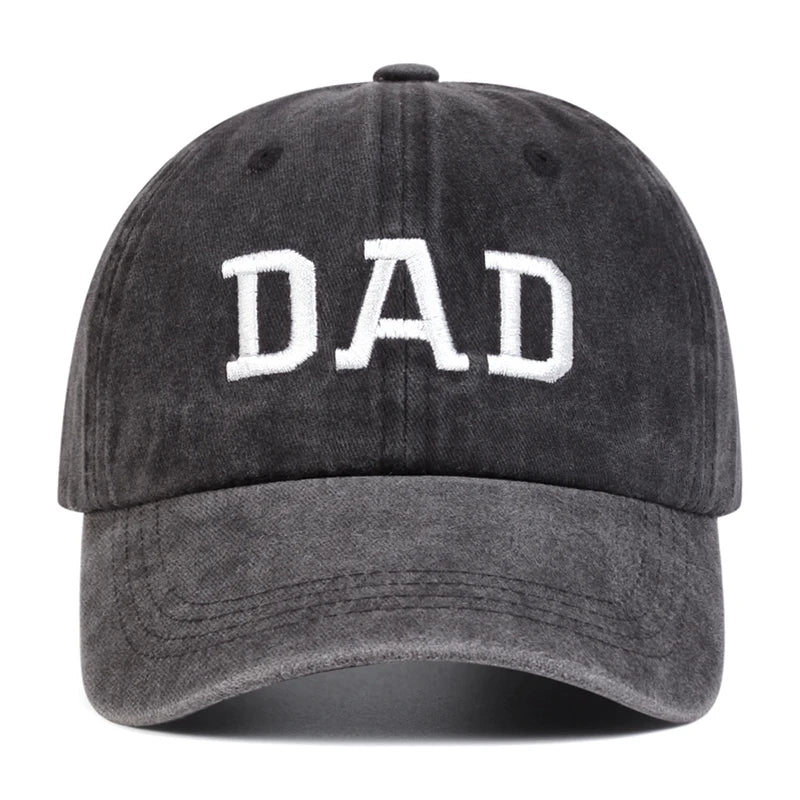 Casquette Baseball Décontractée Mom/Dad avec Texte Brodé