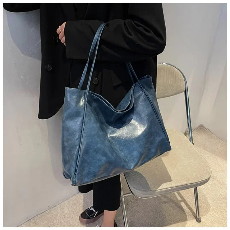 Leora | Sac shopper spacieux de luxe à bandoulière