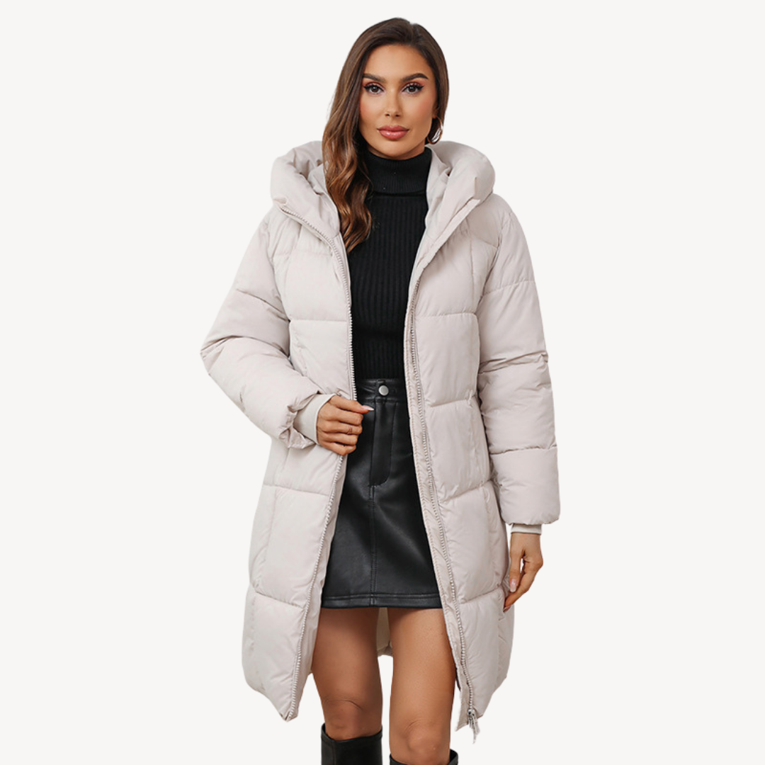 Warme Oversized Dames Puffer Jas met Capuchon