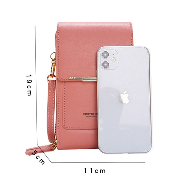 Leda | Minimalistyczna torebka na ramię na telefon