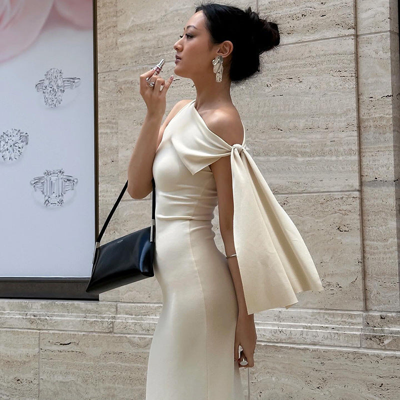 Leilany | Robe élégante asymétrique
