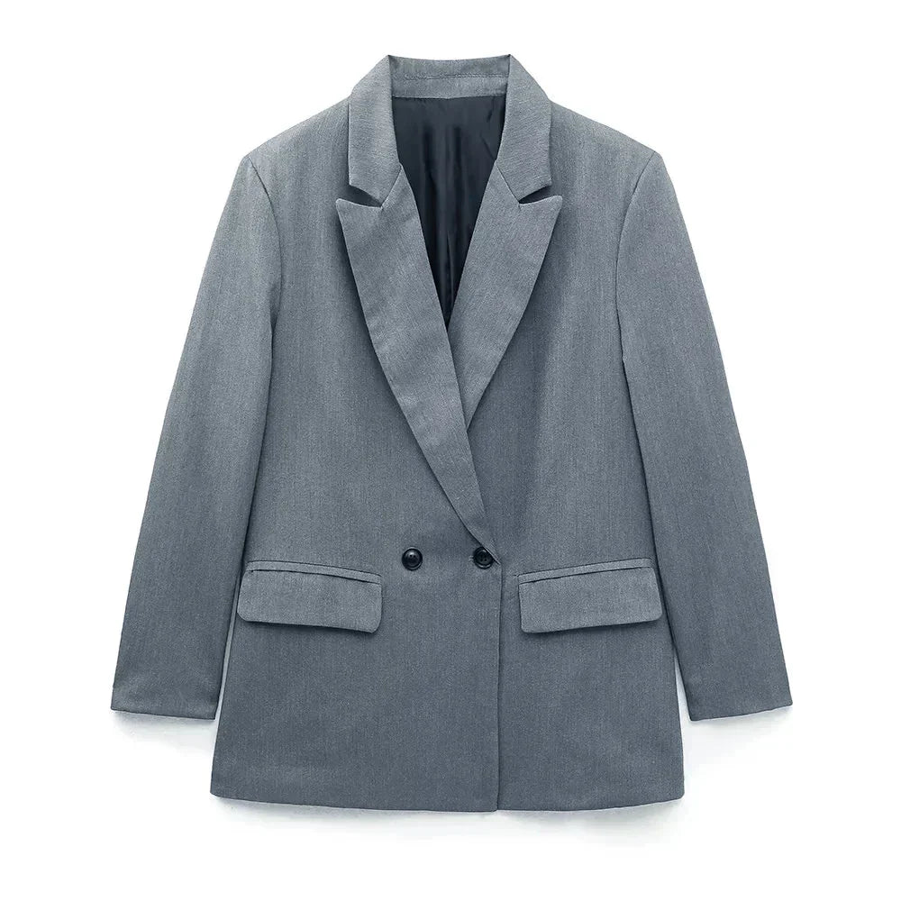 Chique Dames Blazer met Lange Mouwen