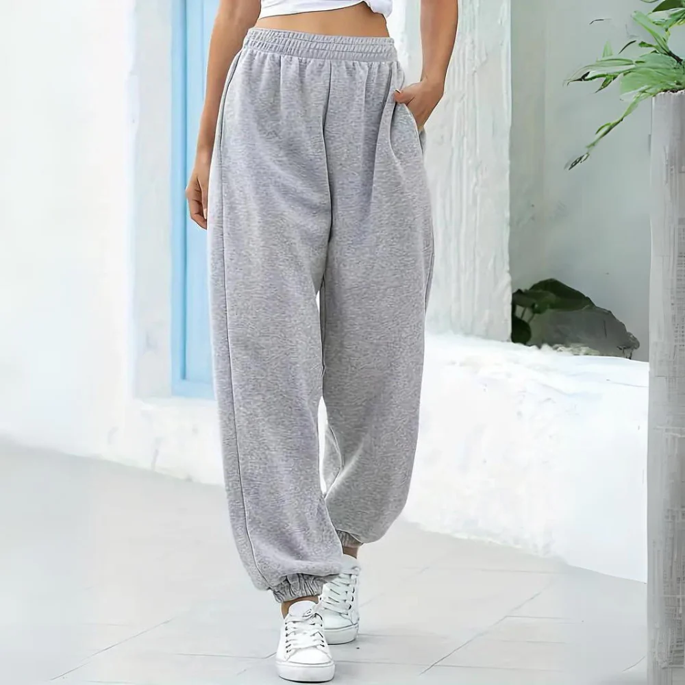 Casual Comfortable Women's Joggers With Elastic Waistband