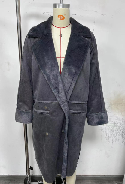 Oversized Warme Dames Fleece Jas met Zachte Voering