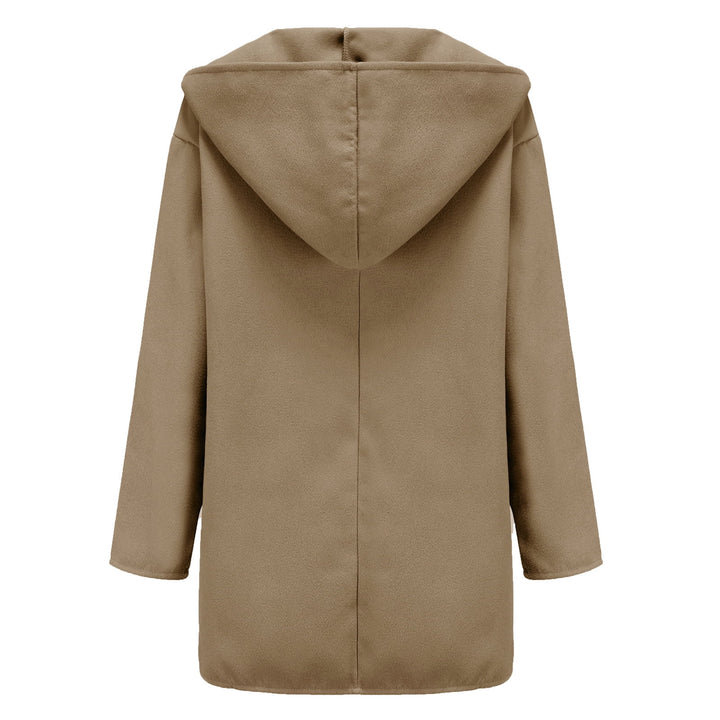 Elegant Warm Women's Coat With Hood