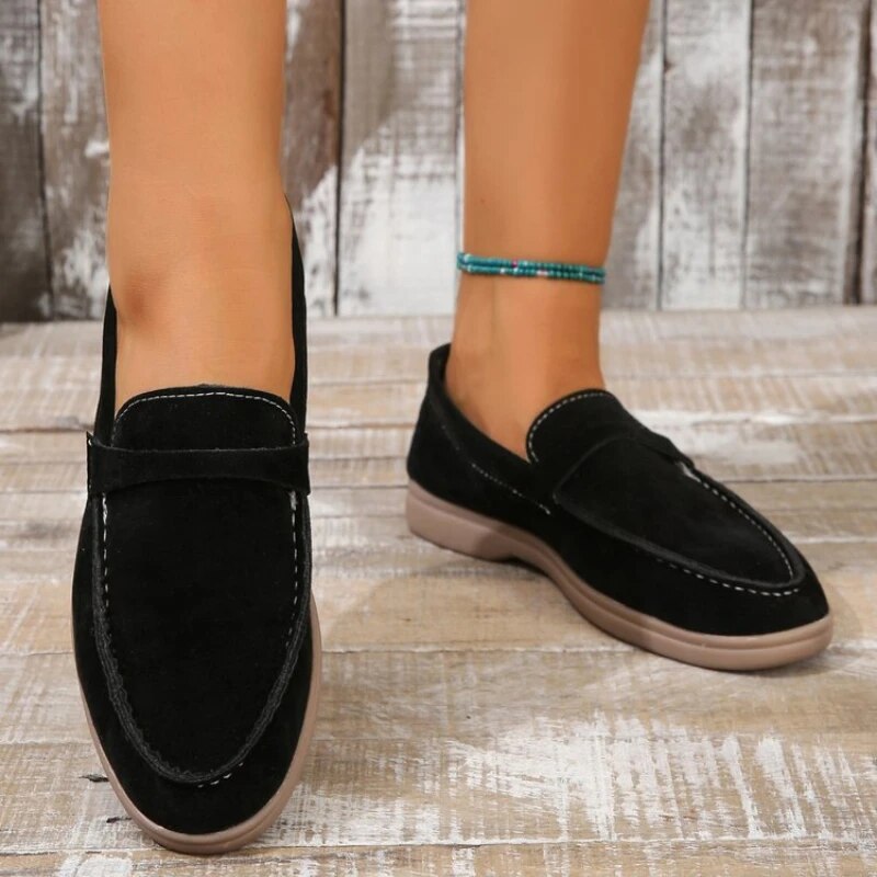 Ailin | Stijlvolle Suède Dames Loafers
