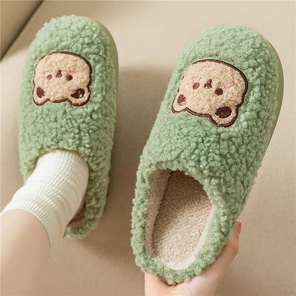 Luxe Comfortabele Vrouwen Pantoffels Met Dierenprint