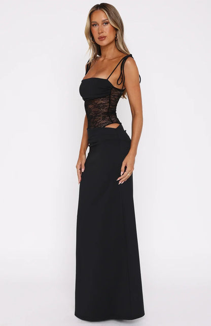 Sophia | Elegante Maxi Jurk met Kant
