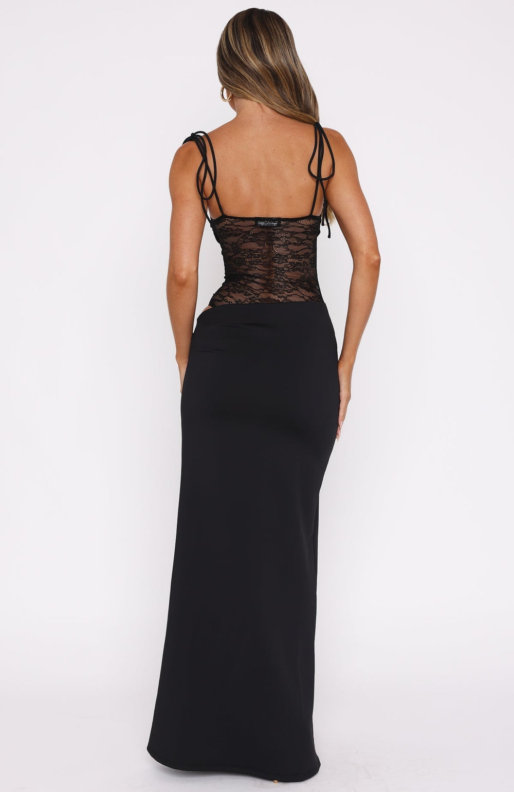Darla | Elegancka damska sukienka maxi z koronką