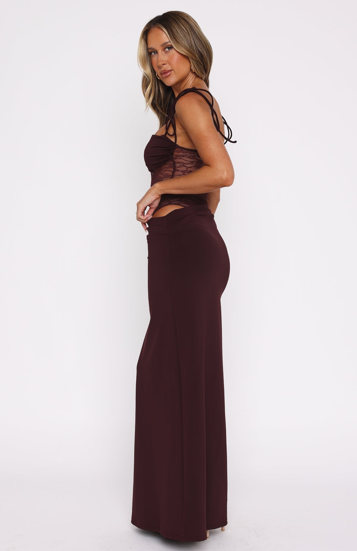 Darla | Elegante Maxi Jurk met Kant