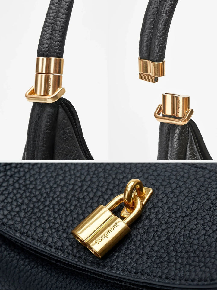 Thonia | Chique Minimalistische Halvemaan Schoudertas