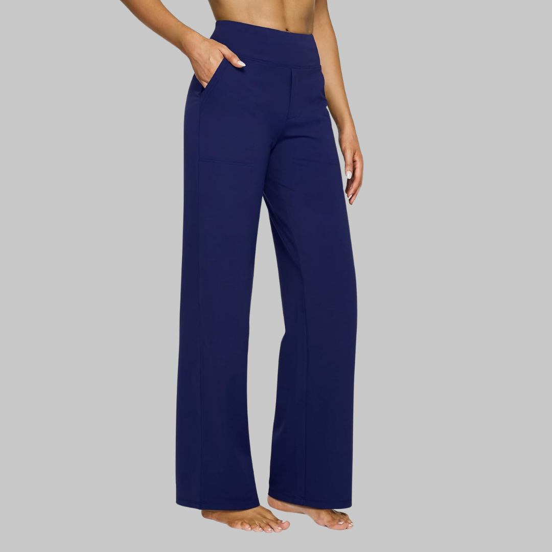 Stylish Women's Pants with High Waist and Pockets