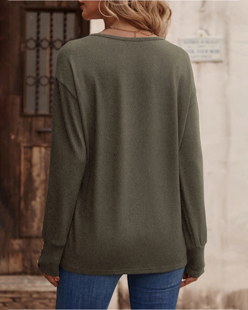 Emmie | Pull col en V