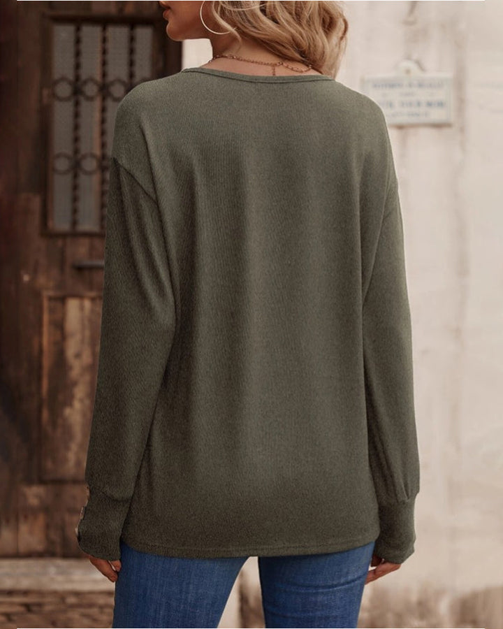 Emmie | Pull col en V