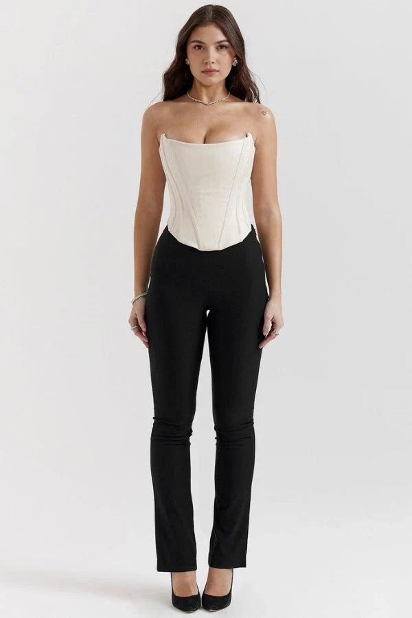 Strapless Elegant Fitted Corset Top for Women