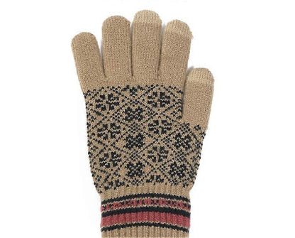 Dames Warme Gebreide Winter Set met Muts Sjaal en Handschoenen