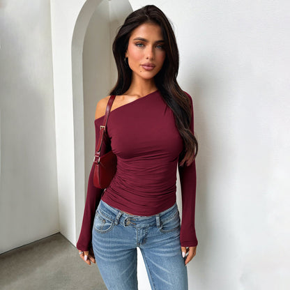 Lunetta | One-Shoulder Stretch Top