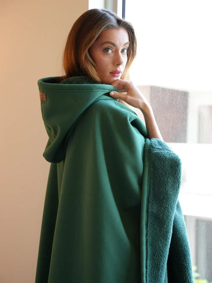 Zachte Fleece Hoodie Blanket – Jouw Cocoon van Comfort