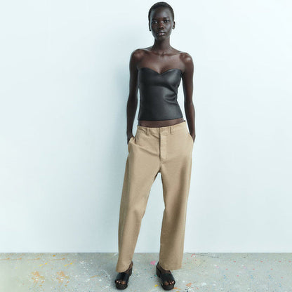 Feestelijke Strapless Top voor Vrouwen Met Comfortabele Fit