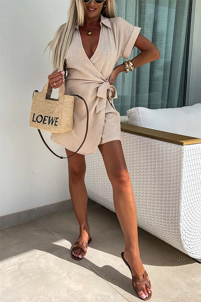 Peggie | Wikkel Mini Jurk