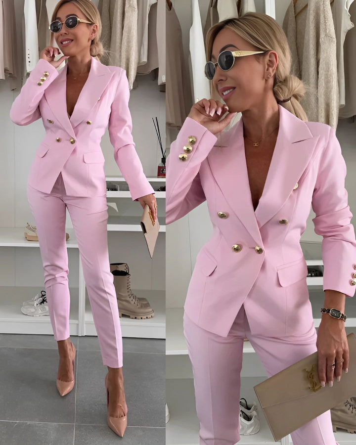 Chique Elegante 2 Delige Blazer Vrouwen Set