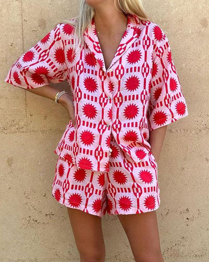 Mimi | Zomerse Set met Grafische Print