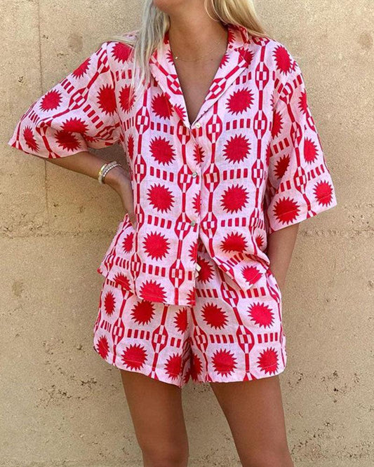 Mimi | Zomerse Set met Grafische Print