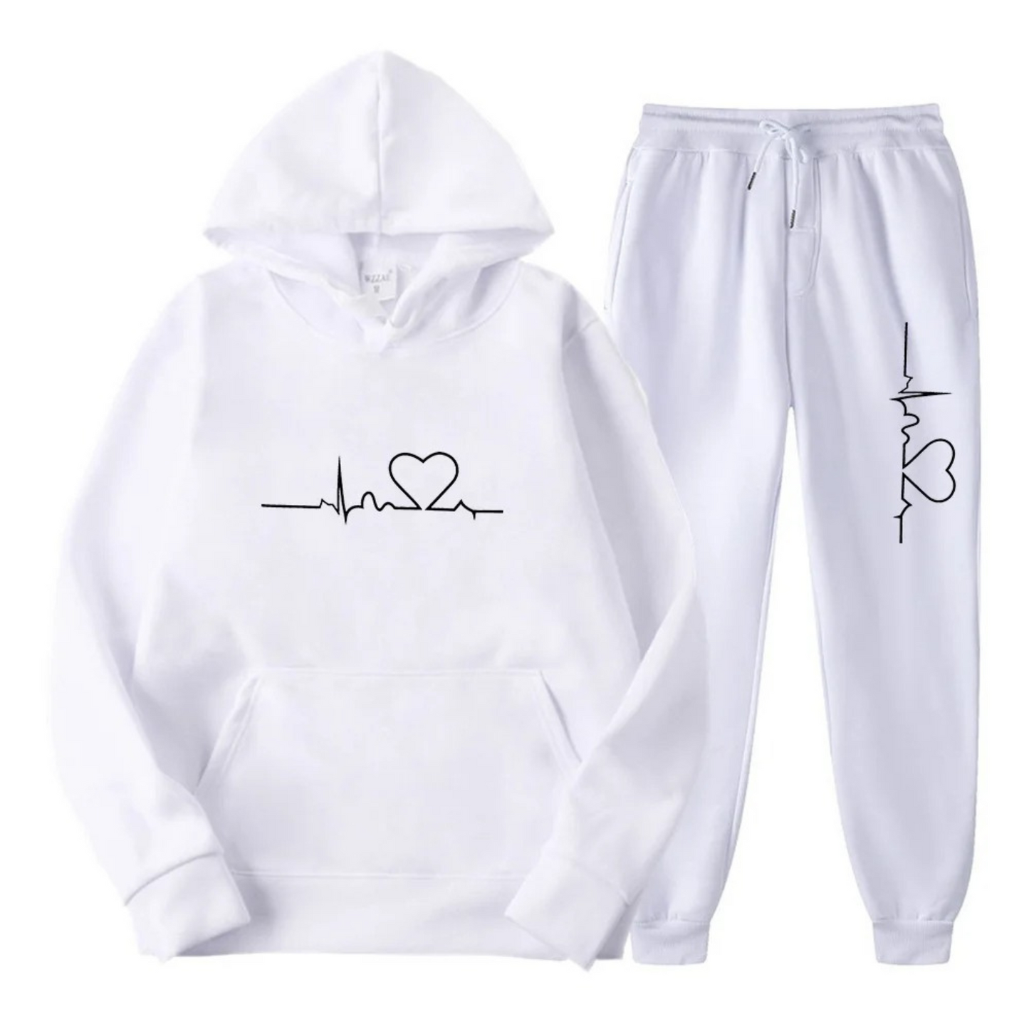 Comfortabele Oversized Dames Hoodie Trainingspak Set