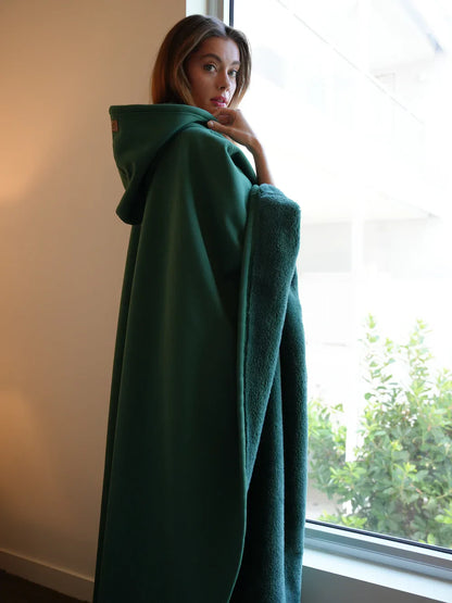 Zachte Fleece Hoodie Blanket – Jouw Cocoon van Comfort