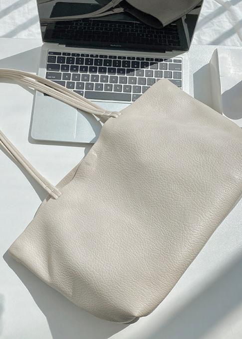 Elegant Spacious Leather Women's Shopper Bag