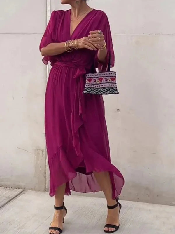 Nella | Summer Wrap Midi Dress